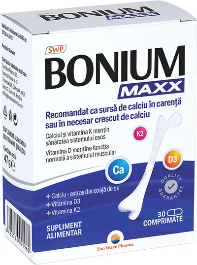 Bonium Maxx, 30 tablete, Sun Wave Pharma