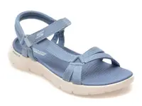 Sandale SKECHERS albastre, GO WALK FLEX, din material textil