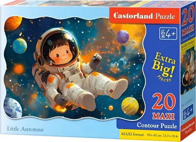 Puzzle Castorland din 20 XXL piese - Micul astronaut