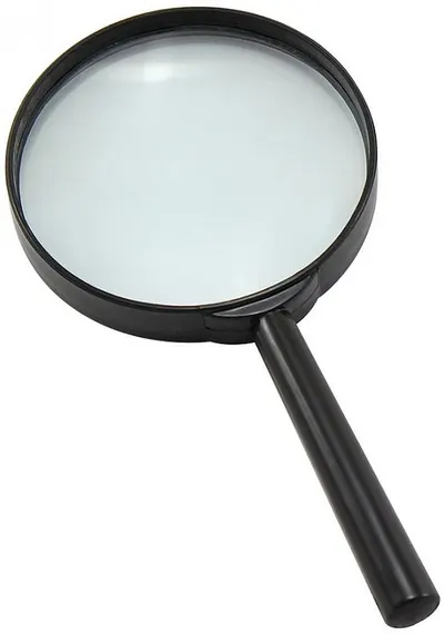 Lupă tip lupă - 75 mm, mărire 5x