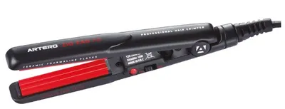 Placă de păr profesională mini Artero - Zenit Zigzag XS, acoperire ceramică, 210°C, neagră