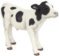 Figurina Papo Farmyard Friends – Vitel alb-negru