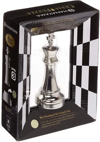 Puzzle logic metalic Hanayama - Cast Chess King