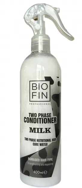 Balsam Profesional, MILK in 2 faze pentru Toate Tipurile de Par, BIOFIN, 400 ml