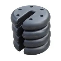 Outsunny Baza pentru Foisor 4 bucati Umplut cu Ciment 2.3kg, Φ20x4.5cm | Aosom Romania