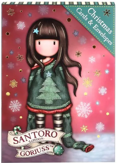 Felicitări de Crăciun Santoro Gorjuss - Cosy, 8 buc.