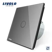 Intrerupator reset, buton revenire Gri