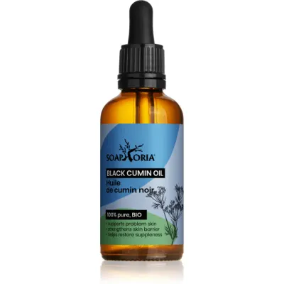 Soaphoria Organic Black Cumin Oil Ulei de chimen negru pentru ten acneic 50 ml