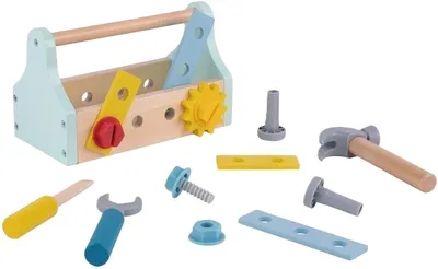Set de unelte din lemn Tooky Toy