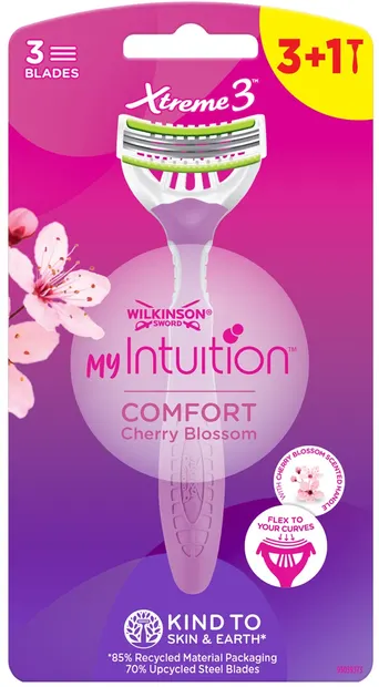 Wilkinson Sword Xtreme3 Aparat de ras pentru femei Comfort Beauty, 3 + 1 buc