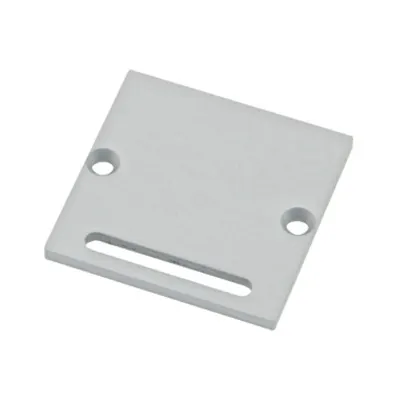 Profile end cap CLR flat with longhole incl. Screws