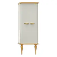 Dulap soldat baie dublu Pierre Cardin Angelica alb perlat 70x180 cm
