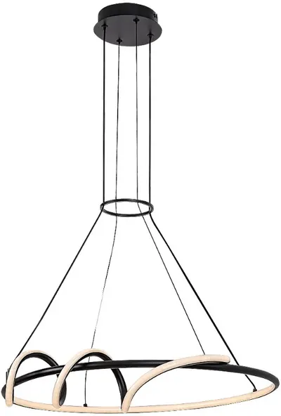 LED candelabru Rabalux - Menazi 72022, 46W, negru-alb