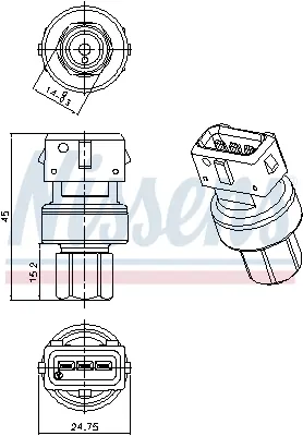 Comutator presiune aer conditionat potrivit VOLVO C30, C70 II, S40 II, S60 II, S80 II, V40, V50, V60 I, V70 III, XC60 I, XC70 II 1.5-Electric 01.04-08.19