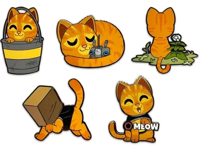 Set de insigne Youtooz Games: Stray - Collector's Edition Set