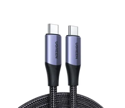 Cablu Ugreen - US355, USB-C/USB-C, 1 m, negru