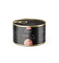 Hrana umeda pentru pisici PIPER CAT, somon, conserva 185g