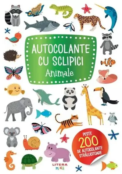 Autocolante cu sclipici. Animale - Paperback - ***