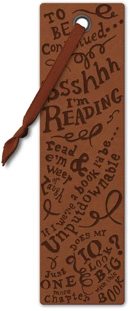 Despărțitor de cărți din piele IF Ssshhh - I'm Reading