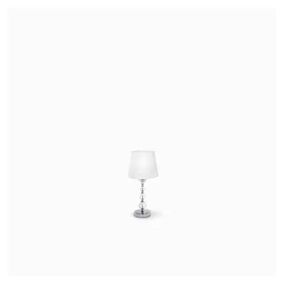 Veioza Step Mica,1 bec, dulie E27, D:240 mm, H:495 mm, Alb