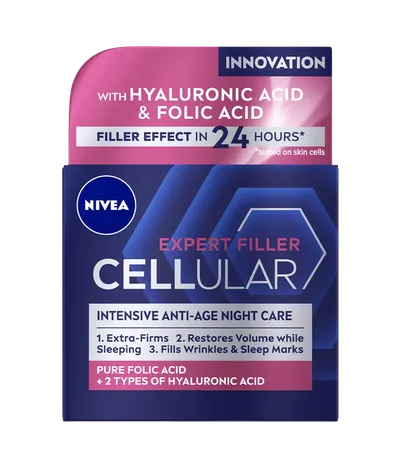Crema de noapte Hyaluron Filler Firming Care Cellular, 50ml, Nivea