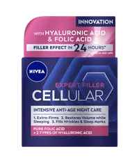 Crema de noapte Hyaluron Filler Firming Care Cellular, 50ml, Nivea
