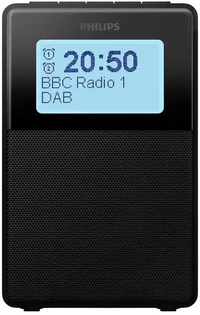 Difuzor radio cu ceas Philips - TAR5100/10, DAB+ and FM, negru