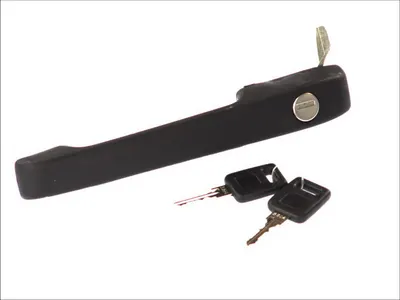 Maner usa Fata Dreapta potrivit SEAT IBIZA I 0.9-1.7D 1984-1993 - (cu cheie, extern, cu incuietoare, negru)
