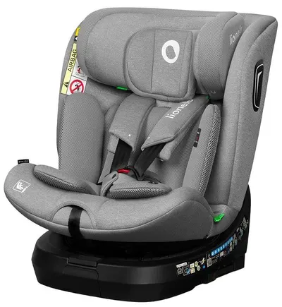 Scaun auto Lionelo - Brave, i-Size, IsoFix , 40-150 cm, Grey Stone