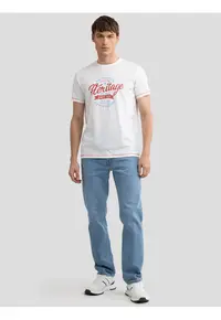 Tricou din bumbac cu imprimeu text Jaman