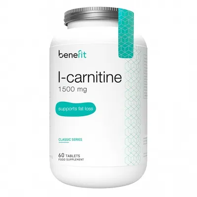 L-Carnitine 1500 mg, 60 Tabs, Benefit