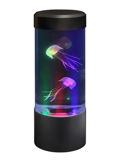 Mini lampă acvariu cu meduze