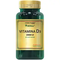 Vitamina D3 2000UI din Sursa Naturala Premium 60cps