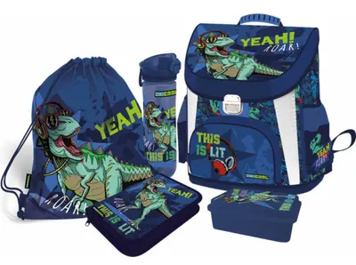 Set școlar Lizzy Card Dino Roar - 5 în 1