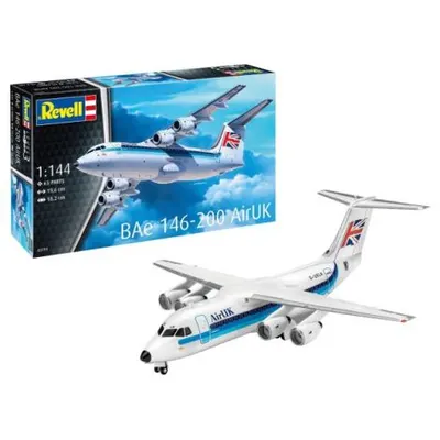 Macheta avion regional BAe 146-200 (RJ85) AirUK Revell RV03791 scara 1:144