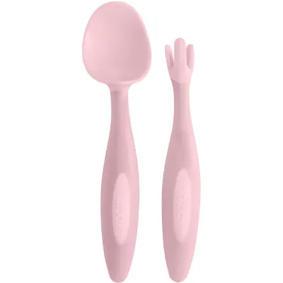 b.box Gelato Cutlery tacâmuri pentru copii Blush 9m+ 2 buc