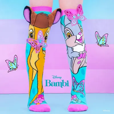Șosete lungi colorate Madmia Bambi pentru fete 6-99 ani