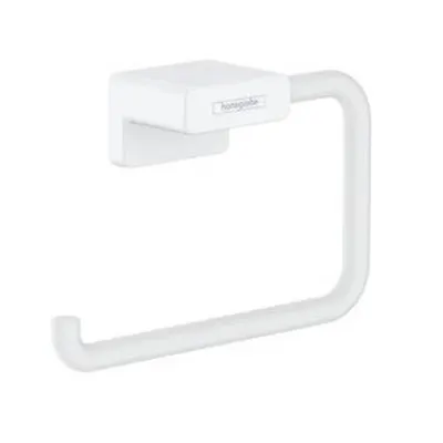 Suport hartie igienica culoare alb mat Hansgrohe AddStoris 41771700
