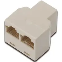 Spliter/multiplicator retea RJ45 8P8C la 2 x porturi RJ45 M-M