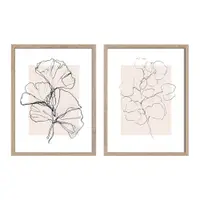 Tablouri cu ramă 2 buc. imprimate 30x40 cm Floral Set – Styler