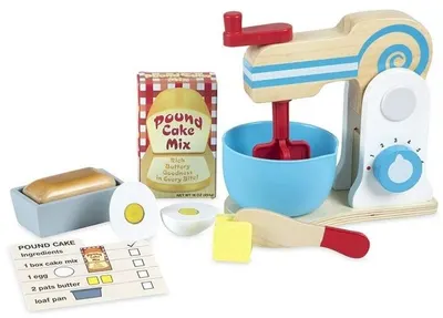 Mixer din lemn pentru copii Melissa & Doug - Pregateste un desert