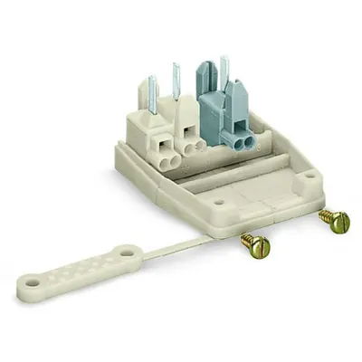 Male connector; with strain relief; 4-pole; 1,00 mm²; white