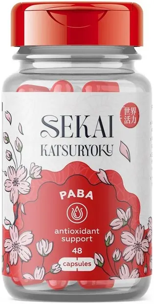 PABA, 48 capsule, Sekai Katsuryoku