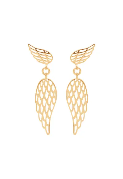 Cercei candelabru placate cu aur de 14K