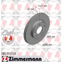 Disc frana ZIMMERMANN 285.3527.20