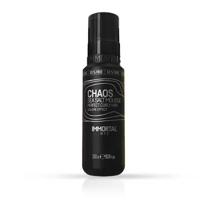 Spuma pentru parul cret - IMMORTAL - 300 ml - cu sare de mare