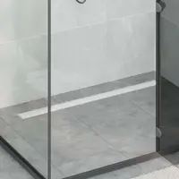 vidaXL Scurgere de duș 2 în 1 cu sifon 360° Argintiu 100 cm
