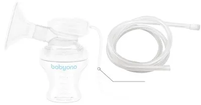 Piesă de schimb pentru pompă de lapte Babyono Compact - Tub din silicon cu conector