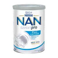 Lapte praf de inceput pentru bebelusi NAN fara lactoza de la nastere, 400g, Nestle