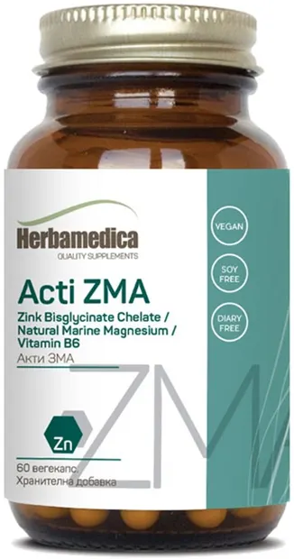 Acti ZMA, 60 capsule vege, Herbamedica